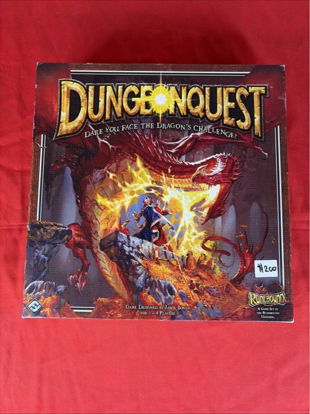 FFG Boardgame DungeonQuest (3rd Ed) CIB